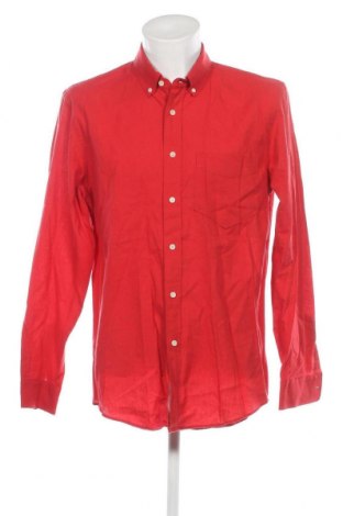 Мъжка риза Zara, Размер XL, Цвят Червен, Цена 20,46 лв.