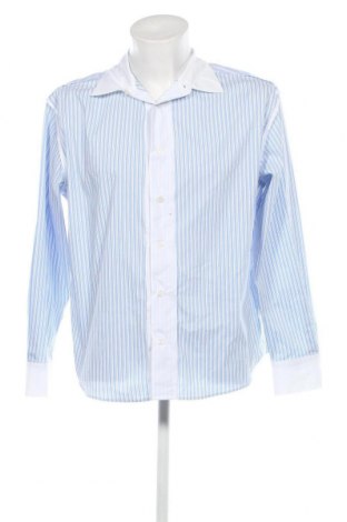 Мъжка риза Zara, Размер M, Цвят Син, Цена 41,37 лв.