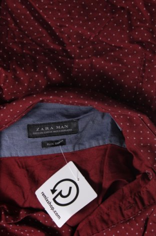 Herrenhemd Zara Man, Größe S, Farbe Rot, Preis € 23,66