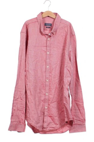 Мъжка риза Zara Man, Размер L, Цвят Червен, Цена 34,00 лв.