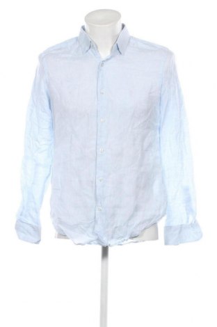 Мъжка риза Zara Man, Размер M, Цвят Син, Цена 34,00 лв.