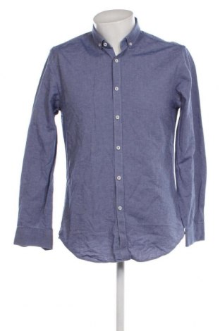 Мъжка риза Zara Man, Размер L, Цвят Син, Цена 20,40 лв.