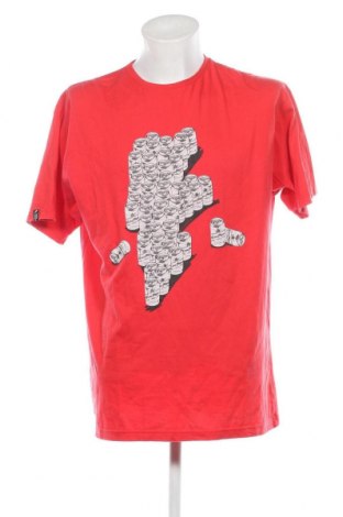 Herren T-Shirt, Größe XXL, Farbe Rot, Preis 4,20 €