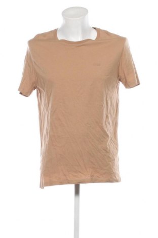 Мъжка тениска BOSS, Размер XL, Цвят Бежов, Цена 37,54 лв.