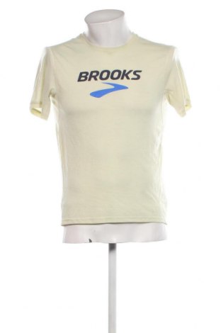 Ανδρικό t-shirt Brooks, Μέγεθος S, Χρώμα Κίτρινο, Τιμή 15,98 €