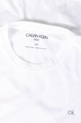 Herren T-Shirt Calvin Klein, Größe L, Farbe Weiß, Preis 29,69 €