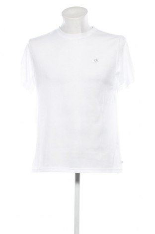 Męski T-shirt Calvin Klein, Rozmiar L, Kolor Biały, Cena 191,91 zł