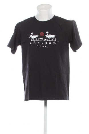 Мъжка тениска Fruit Of The Loom, Размер L, Цвят Черен, Цена 13,69 лв.