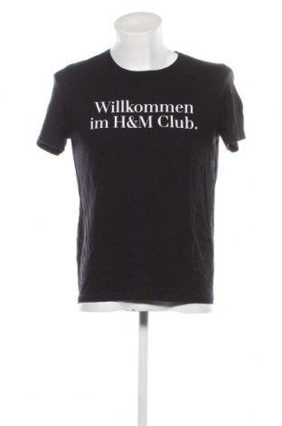 Pánské tričko  H&M, Velikost M, Barva Černá, Cena  223,00 Kč
