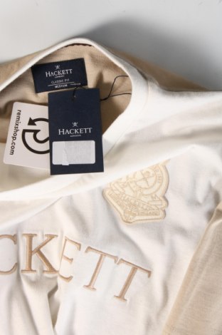 Мъжка тениска Hackett, Размер M, Цвят Бял, Цена 72,00 лв.
