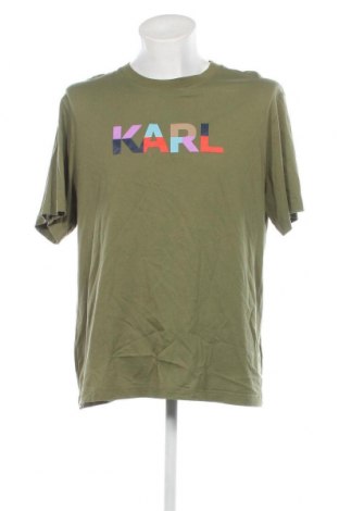 Ανδρικό t-shirt Karl Lagerfeld, Μέγεθος XL, Χρώμα Πράσινο, Τιμή 32,00 €