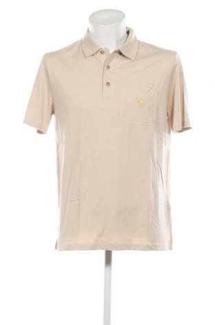 Herren T-Shirt Lyle & Scott, Größe M, Farbe Beige, Preis 28,87 €
