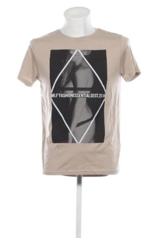 Ανδρικό t-shirt Mr. F, Μέγεθος S, Χρώμα  Μπέζ, Τιμή 6,65 €