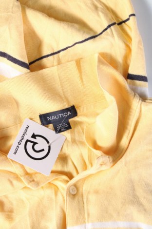 Ανδρικό t-shirt Nautica, Μέγεθος XL, Χρώμα Κίτρινο, Τιμή 18,12 €