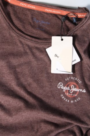 Ανδρικό t-shirt Pepe Jeans, Μέγεθος M, Χρώμα Καφέ, Τιμή 23,10 €