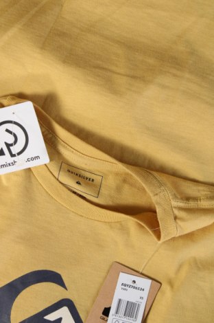 Tricou de bărbați Quiksilver, Mărime XS, Culoare Galben, Preț 101,97 Lei