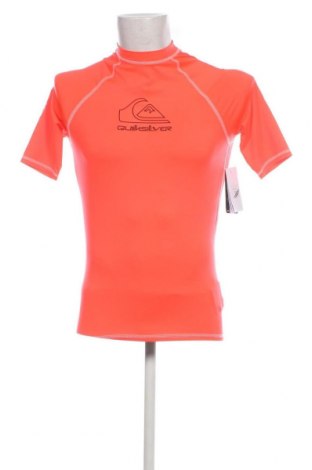 Мъжка тениска Quiksilver, Размер M, Цвят Оранжев, Цена 21,60 лв.