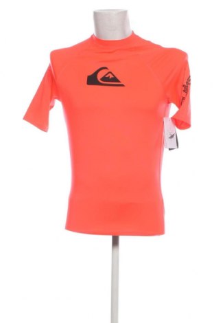Мъжка тениска Quiksilver, Размер M, Цвят Оранжев, Цена 36,00 лв.