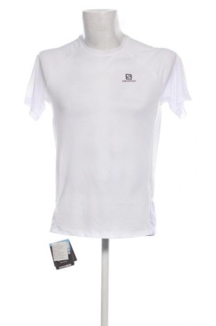 Ανδρικό t-shirt Salomon, Μέγεθος M, Χρώμα Λευκό, Τιμή 22,27 €