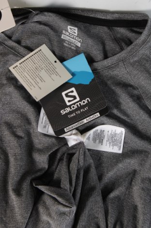 Ανδρικό t-shirt Salomon, Μέγεθος XXL, Χρώμα Γκρί, Τιμή 29,69 €