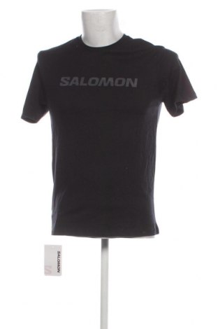 Ανδρικό t-shirt Salomon, Μέγεθος S, Χρώμα Μαύρο, Τιμή 22,27 €