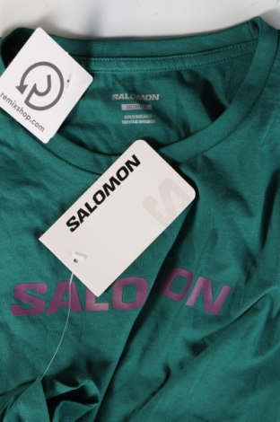 Мъжка тениска Salomon, Размер M, Цвят Зелен, Цена 72,00 лв.
