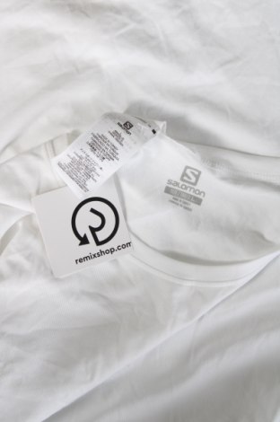 Herren T-Shirt Salomon, Größe L, Farbe Weiß, Preis 33,40 €