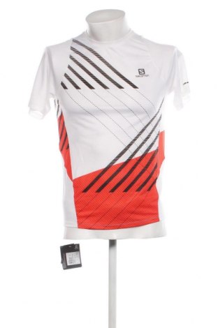 Herren T-Shirt Salomon, Größe S, Farbe Weiß, Preis 37,11 €