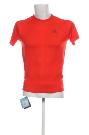 Ανδρικό t-shirt Salomon, Μέγεθος S, Χρώμα Κόκκινο, Τιμή 22,27 €