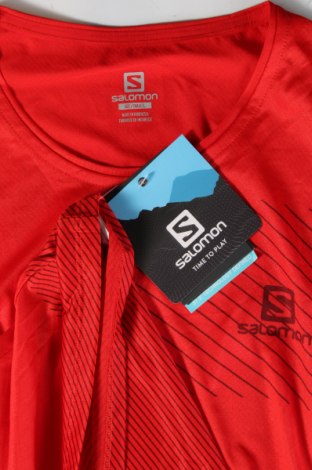 Ανδρικό t-shirt Salomon, Μέγεθος L, Χρώμα Κόκκινο, Τιμή 31,54 €