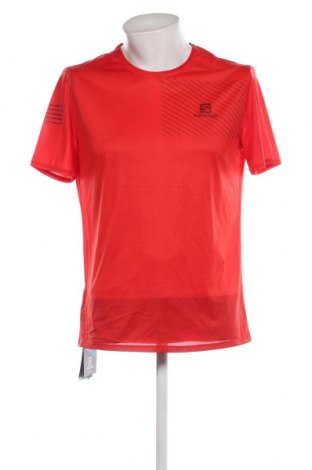 Ανδρικό t-shirt Salomon, Μέγεθος L, Χρώμα Κόκκινο, Τιμή 31,54 €