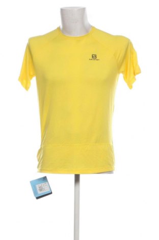 Мъжка тениска Salomon, Размер M, Цвят Жълт, Цена 72,00 лв.