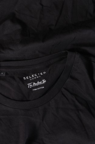 Herren T-Shirt Selected Homme, Größe S, Farbe Schwarz, Preis 7,00 €
