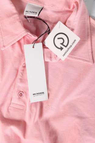 Мъжка тениска Sundek, Размер L, Цвят Розов, Цена 72,00 лв.