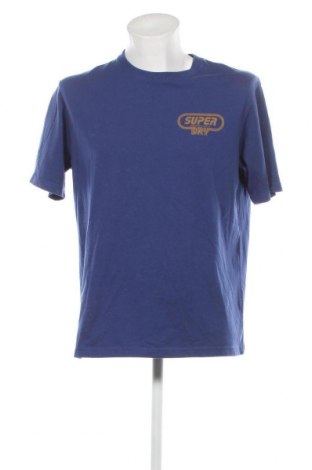 Herren T-Shirt Superdry, Größe M, Farbe Blau, Preis 17,53 €