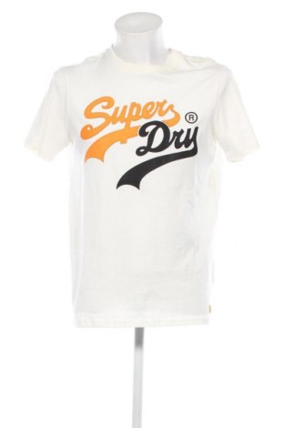 Ανδρικό t-shirt Superdry, Μέγεθος M, Χρώμα Εκρού, Τιμή 20,62 €