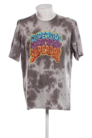 Herren T-Shirt Superdry, Größe XL, Farbe Grau, Preis 20,62 €