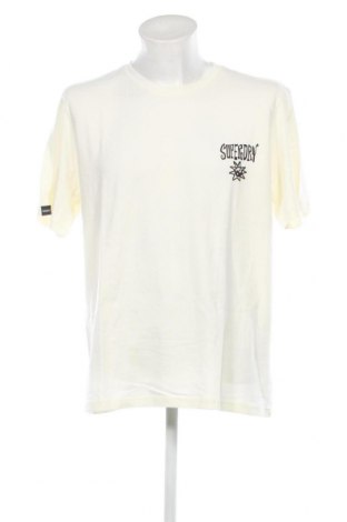 Herren T-Shirt Superdry, Größe XL, Farbe Ecru, Preis € 12,37