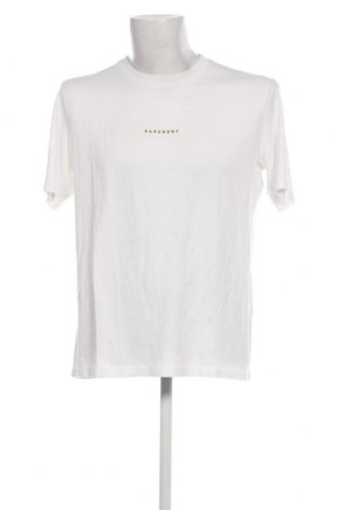 Мъжка тениска Superdry, Размер M, Цвят Бял, Цена 38,00 лв.