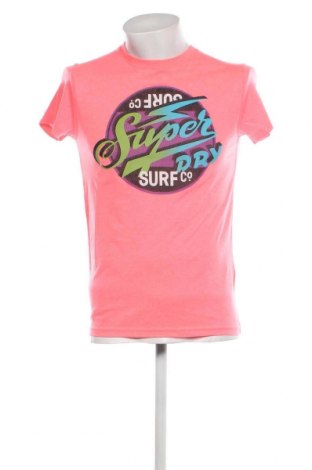 Herren T-Shirt Superdry, Größe S, Farbe Rosa, Preis € 12,37