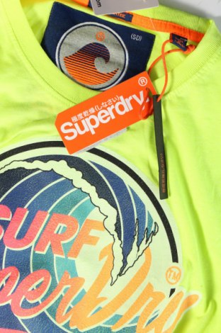 Ανδρικό t-shirt Superdry, Μέγεθος L, Χρώμα Πράσινο, Τιμή 20,62 €