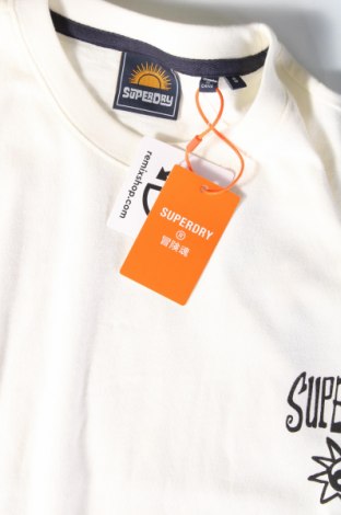 Ανδρικό t-shirt Superdry, Μέγεθος S, Χρώμα Εκρού, Τιμή 20,62 €