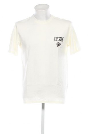 Ανδρικό t-shirt Superdry, Μέγεθος S, Χρώμα Εκρού, Τιμή 12,37 €