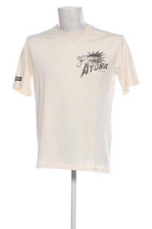 Herren T-Shirt Superdry, Größe M, Farbe Ecru, Preis 12,37 €