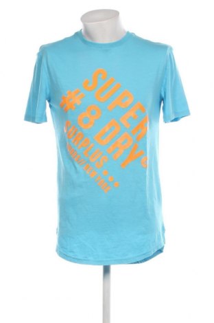 Herren T-Shirt Superdry, Größe S, Farbe Blau, Preis 12,37 €