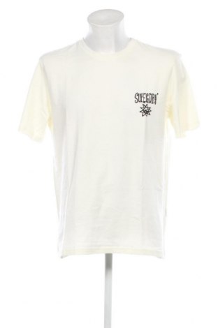 Herren T-Shirt Superdry, Größe L, Farbe Ecru, Preis 20,62 €