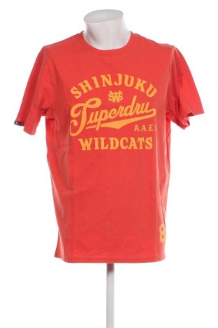 Ανδρικό t-shirt Superdry, Μέγεθος XXL, Χρώμα Κόκκινο, Τιμή 19,59 €