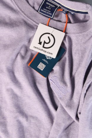 Ανδρικό t-shirt Superdry, Μέγεθος M, Χρώμα Βιολετί, Τιμή 20,62 €