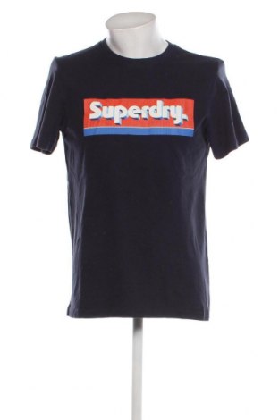 Мъжка тениска Superdry, Размер M, Цвят Син, Цена 32,00 лв.