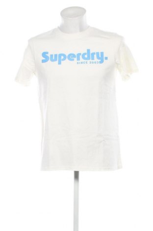 Herren T-Shirt Superdry, Größe M, Farbe Weiß, Preis € 20,62